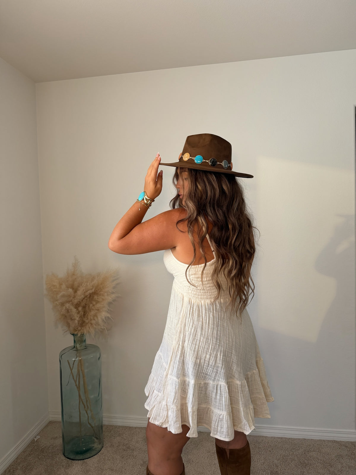 “Be Jeweled” Flat Brim Hat