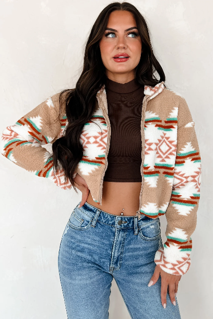 “Arizona Babe” Sherpa Jacket