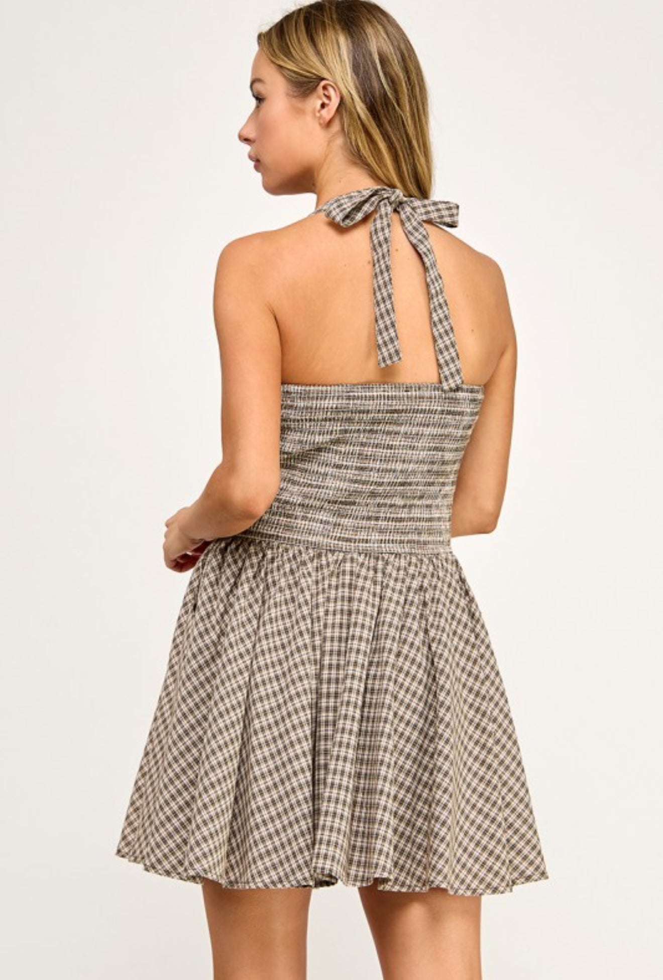 “Picnic Love” Halter Dress