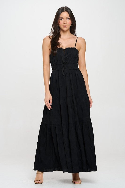 “Harper” Open Back Maxi Dress