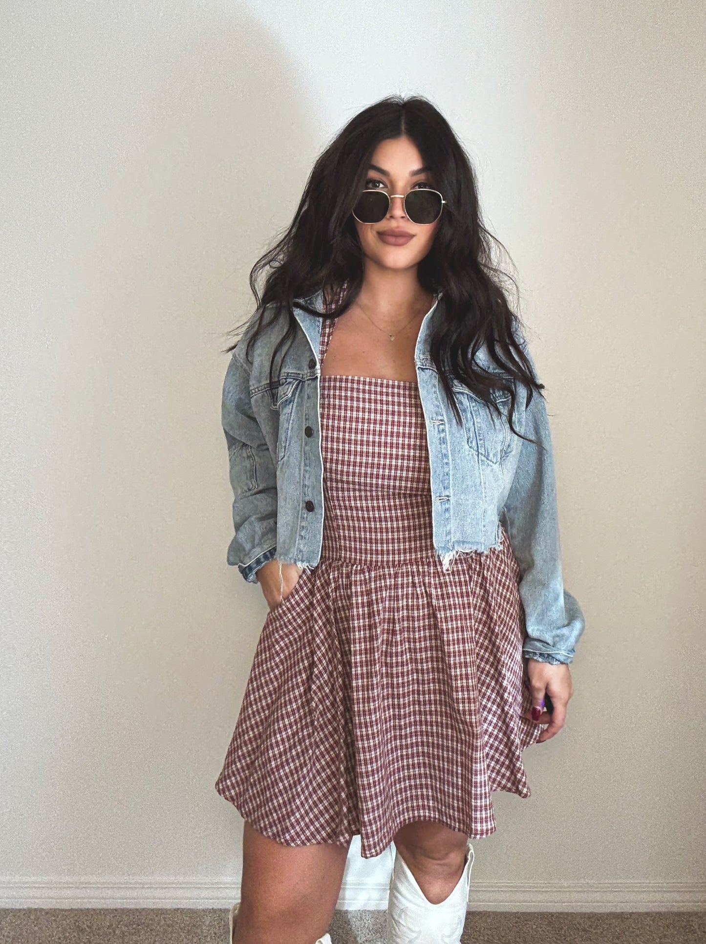 “Picnic Love” Halter Dress