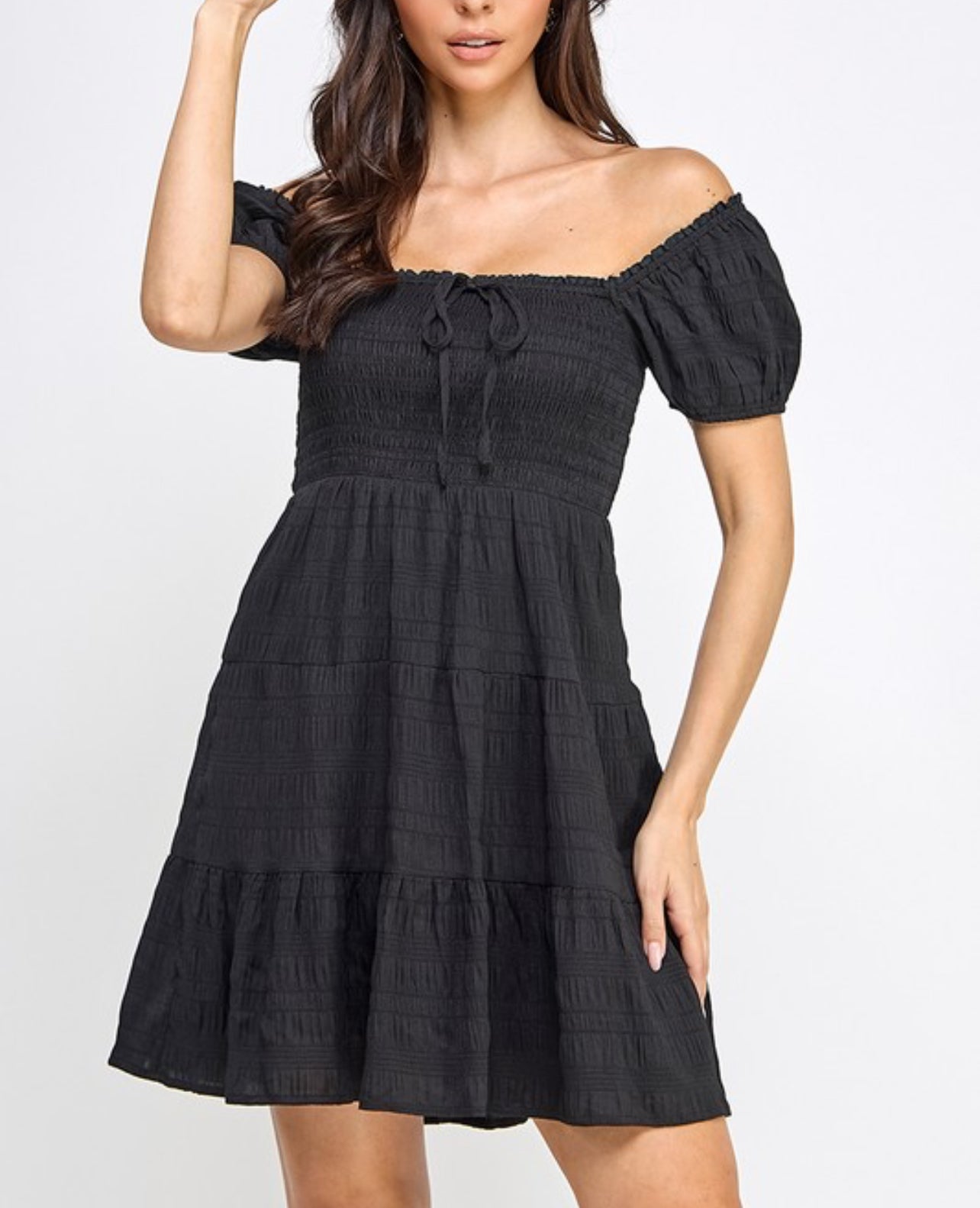 “Trish” short sleeve dress