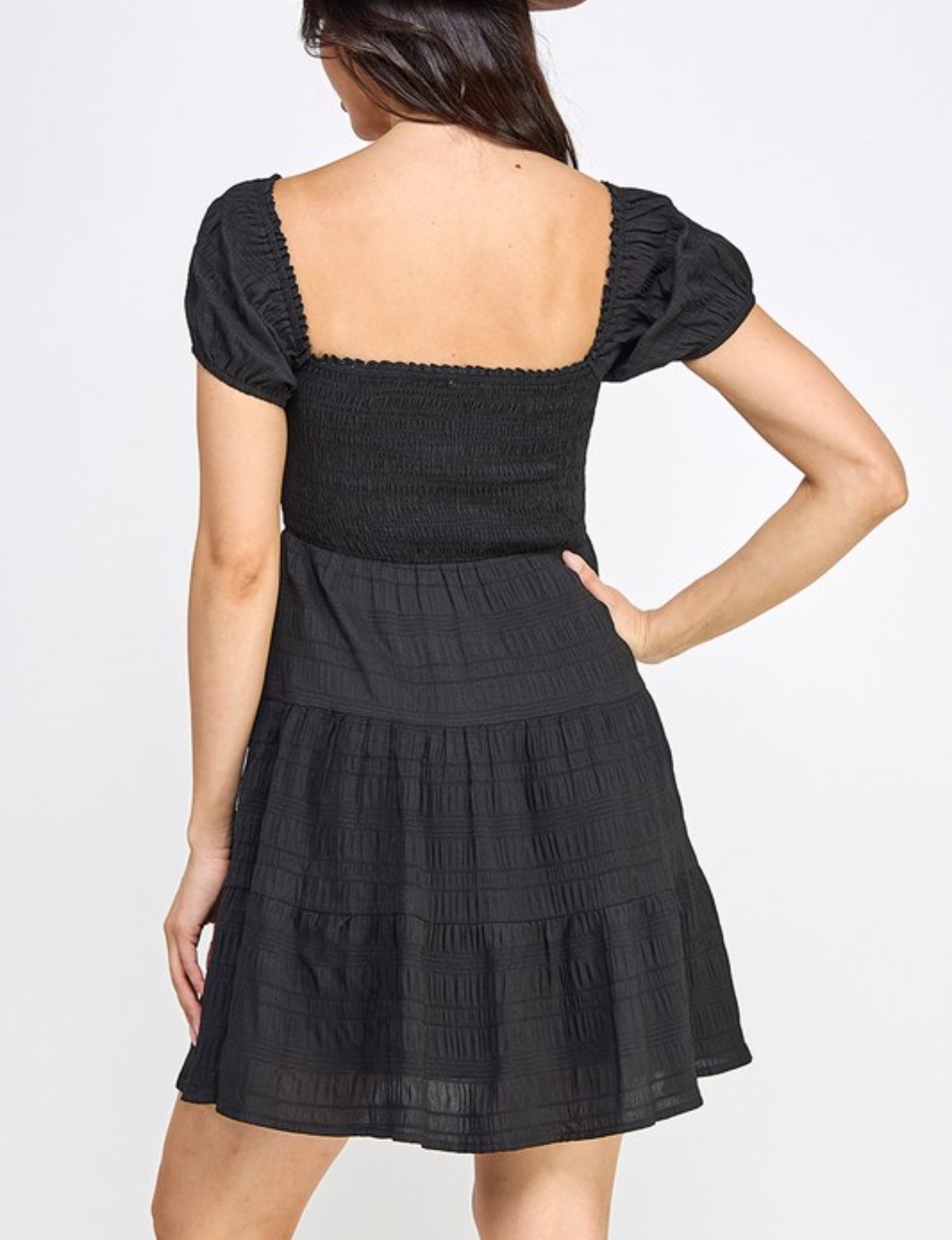 “Trish” short sleeve dress