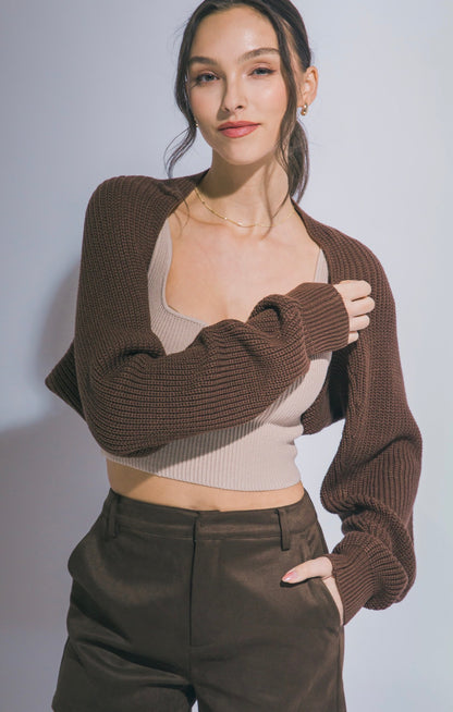 “Roxana” Shrug Cardigan
