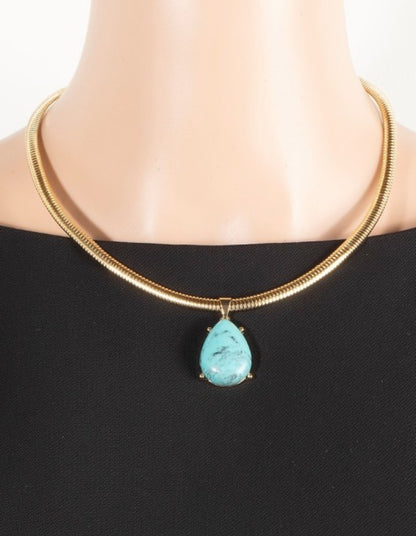 “Dria” Turquoise Necklace